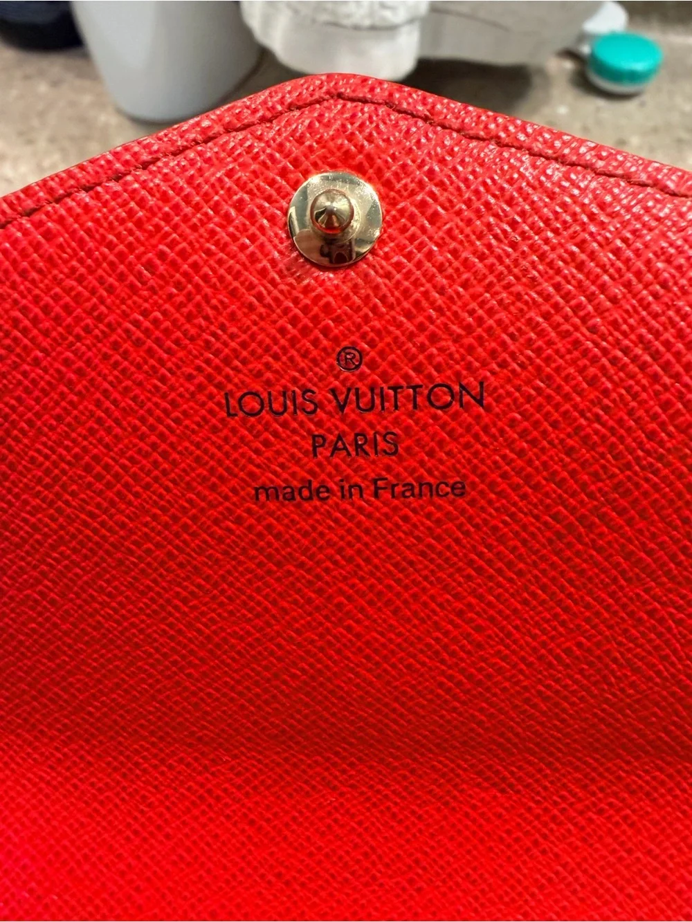 Louis Vuitton Sarah Monogram Canvas Envelope Wallet